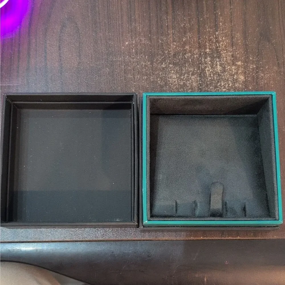 Brilliant Earth Black Square Ring Jewelry Gift Box, Paper/Cardboard, Lined